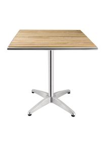 Mesa quadrada Bolero, tampo de freixo, 700mm. CG835