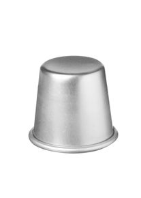 Molde para cupcakes o baba Hendi redondo con borde enrollado hecho de aluminio