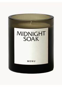 Audo Copenhagen Scented Candle Olfacte Midnight Soak (Bitter Orange, Fig & Rose Leaves) Brown Glass Ø 9 x H 10 cm