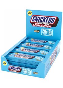 Mars Snickers Low Sugar High Protein Bar, 12 x 55 g Riegel, Milk Chocolate Crisp