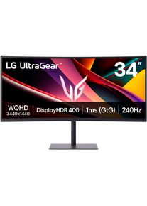 LG Curved-Gaming-Monitor »34G630A« 86 cm/34 ′′ 3440 x 1440 px WQHD 1 Reaktionszeit 240 Hz