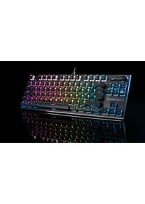 Turtle Beach Gaming-Tastatur »Vulcan TKL AIMO, Linear Roter Switch« (Funktionstasten Lautstärkeregler Profil-Speicher) in schwarz