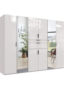wimex Drehtürenschrank »Moldau Kleiderschrank mit Spiegel Schlafzimmerschrank Bestseller« in weiß, Größe B/H/T: 270 cm x 208 cm x 58 cm