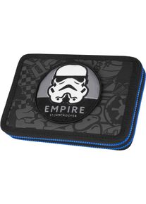 Coolpack Federmäppchen »Etui XL, Star Wars, Darth Vader, mit 2 Reißverschlüssen« befüllt in grau