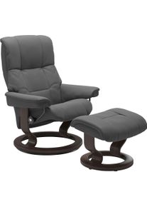 stressless Relaxsessel »Mayfair« Relaxsessel mit Hocker in grau, Größe B/H/T: 75 cm x 99 cm x 73 cm