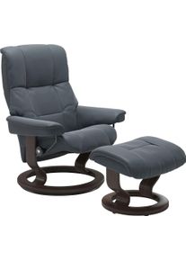 stressless Relaxsessel »Mayfair« Relaxsessel mit Hocker in blau, Größe B/H/T: 79 cm x 101 cm x 73 cm
