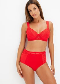BH med bygel - röd - storlek 90E - bonprix