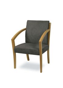 Home Affaire , Esszimmerstuhl »G98 George Armlehnstuhl, Sessel, Loungesessel, Stuhl, Made in Italy« () 1 Stk. , elephant + natur , 100% Polyester