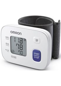 Omron, Handgelenk-Blutdruckmessger&auml;t &raquo;RS1, klinisch validiert, vorgeformte Manschette 13.5-21.5 cm&laquo; f&uuml;r zu Hause und unterwegs, wei&szlig;, Kompaktes All-in