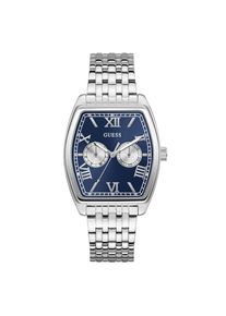 Guess , Jungen,Damen , Multifunktionsuhr &raquo;GABRIEL&laquo; Quarzuhr, Armbanduhr, Herrenuhr, Edelstahlarmband, Datum , silberfarben , Multifunktionsuhr f&uuml;r...