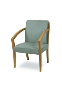 Home Affaire , Esszimmerstuhl »G98 George Armlehnstuhl, Sessel, Loungesessel, Stuhl, Made in Italy« () 1 Stk. , water green + natur , 100% Polyester