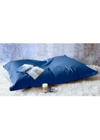 Kinzler , Sitzsack »XXL Outdoorfähig« 1 Stk. tlg. Uni Farben, Outdoor geeignet, ideal im Wohnzimmer & Kinderzimmer , dunkelblau , Bezug: 100%...