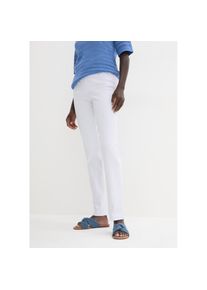 bonprix, Damen, Stretch-Hose &raquo;Stretch-Hose in Schlupfform&laquo; Stretch-Hose in Schlupfform, wei&szlig;, N-Gr, 48 -N-Gr, wei&szlig;, Stretch-Hose in Schlupfform