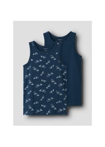 name it , Jungen,Jugendliche , Unterhemd »NKMTANK TOP 2P TITAN SKATER NOOS«, 2 Stk. , Titan Pack:w/ Titan , 2 Stk. , 146/152 -2 Stk. , 146/152 ,...