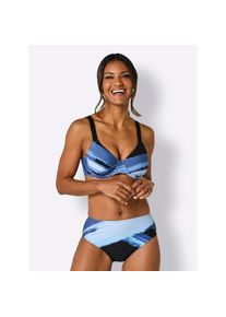 feel good , Bügel-Bikini , schwarz-jeansblau , Cup C , 38 -Cup C , 38 , Cup B, C, D