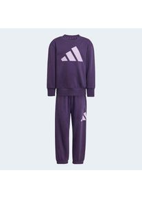 adidas Sportswear , Kinder , Trainingsanzug »LK BL FL JOG«, 2 Stk. , Aurora Plum / Powder Plum , 128 , 128 , Dieses Set für Kinder ist teilweise...