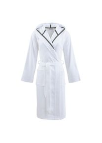 Carl Ross, Damen, Unisex-Bademantel &raquo;41310&laquo; 1 Stk. Midil&auml;nge, white/platin, white/platin, Supersofte pflegeleichte Frottierqualit&auml;t