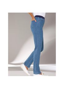 Classic Basics , Damen , Stretch-Jeans , blue-bleached , Kurzgrößen , 22 -Kurzgrößen , 22 , Hose in weicher Stretch-Qualität