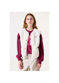 Garcia , Kinder,Jugendliche , Strickweste mit Stickerei , off white , 176 , 176 , Weste von Garcia for Girls
