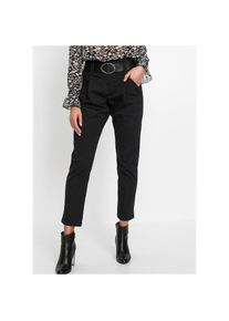 bonprix, Damen, Stoffhose &raquo;Bundfaltenhose aus Baumwolle&laquo; Bundfaltenhose aus Baumwolle, schwarz, N-Gr, 44 -N-Gr, schwarz, Stoffhose als Bundfaltenhose 