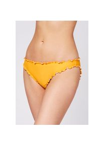 Chiemsee , Bikini-Hose , Banana , 42 , 42 , Einfarbige Chiemsee Damen Bikinihose mit Rüschenkante