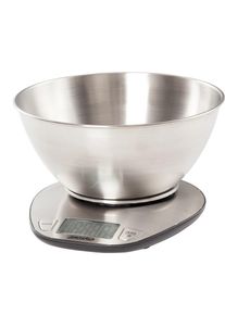 Mesko - Balan&ccedil;a de Cozinha PE-MS3152 c/ta&ccedil;a, 1,8 L, Inox