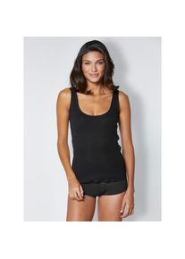 wäschepur wäschepur , Damen , Achselhemd , schwarz , 2 Stk. , 38 -2 Stk. , 38 , Feinripp