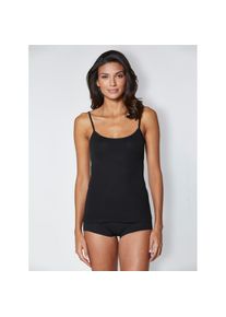 Nina von C. , Damen , Achseltop , schwarz , 2 Stk. , 38 -2 Stk. , 38 , Feinripp