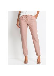 bonprix, Damen, Leinenhose &raquo;Leinenhose&laquo; Leinenhose, vintagerosa, N-Gr, 40 -N-Gr, vintagerosa, Leinenhose mit regular fit f&uuml;r angenehmen Tragekomfort