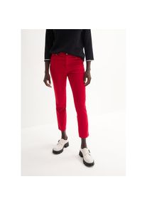 bonprix, Damen, Stretch-Hose &raquo;Stretchhose aus Baumwolle&laquo; Stretchhose aus Baumwolle, chillirot, N-Gr, 46 -N-Gr, chillirot, Schmale Passform f&uuml;r einen 