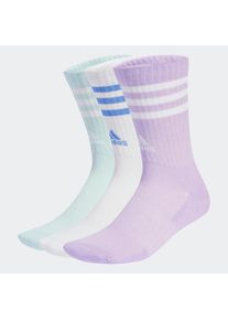 adidas Performance , Damen , Sportsocken »3S C SPW CRW 3P« 3 Paar tlg. , Powder Plum / White / Halo Mint , S (37/39) , S (37/39) , Klassische...