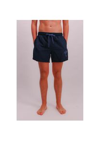 JOOP! , Badeshorts »Solid«, Cornflower-Logo, kurze Seitenschlitze , Dark Sapphire , N-Gr , XL -N-Gr , XL , Badeshorts von JOOP!