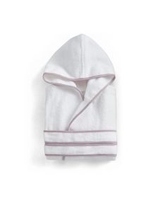 Christy, Herren, Kinderbademantel &raquo;&laquo; 1 Stk. besonders kuschelig, wei&szlig;/pink, wei&szlig;/pink, 100% GOTS-zertifizierte Bio-Baumwolle