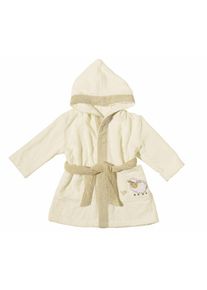 Egeria, Herren, Kinderbademantel &raquo;Sheep&laquo; 1 Stk. mit Kapuze und kleiner Stickerei, Organic Cotton, beige, beige, Bademantel mit Motiv