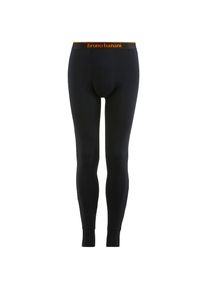 Bruno Banani, Herren, Lange Unterhose &raquo;Warm Up&laquo; mit kontrastfarbenem Logobund, schwarz, 3XL, schwarz, Longpant von Bruno Banani