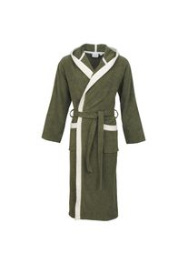 Carl Ross , Unisex-Bademantel &raquo;40300&laquo; 1 Stk. Midil&auml;nge , reed-offwhite , Obermaterial: 100% Baumwolle , XXL