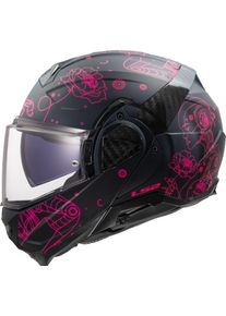 LS2 FF910 Advant II Sophia, modular helmet , color: Matt Black/Pink , size: XXL