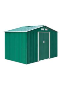Outsunny Abrigo de Armazenamento 277x195x192 cm Verde Outsunny