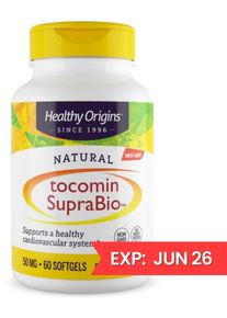Healthy Origins Tocomin Supra - 50 mg, 60 Kapseln