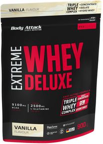 Body Attack Sports Nutrition Body Attack Extreme Whey Deluxe, 900 g Beutel, Vanilla