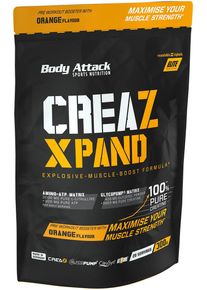 Body Attack Sports Nutrition Body Attack CreaZ XPand Creatine Booster, 300 g Beutel, Orange