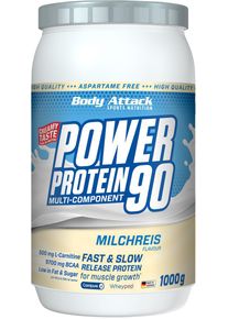 Body Attack Sports Nutrition Body Attack Power Protein 90, 1000 g Dose, Milchreis