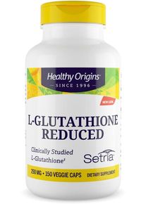 Healthy Origins L-glutathione Reduced - 250 mg, 150 Kapseln