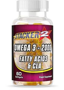 Stacker2 Dexi Omega 3-2000, 60 Kapseln Flasche, Standard