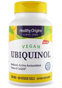 Healthy Origins Vegan Ubiquinol - 100 mg, 60 Gels