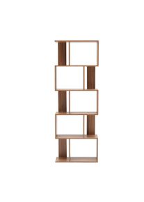 Rebecca Mobili Scaffale Libreria 5 Mensole Marrone Moderna Legno 172,5x60x24,5