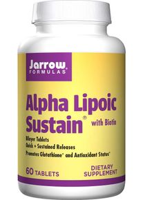 Jarrow Formulas Alpha Lipoic Sustain with Biotin, 60 Tabletten