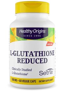 Healthy Origins L-glutathione Reduced - 500 mg, 60 Kapseln