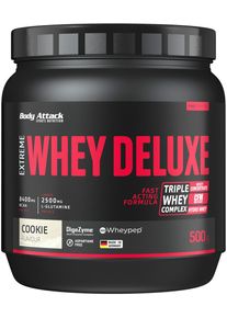 Body Attack Sports Nutrition Body Attack Extreme Whey Deluxe, 500 g Dose, Cookies & Cream