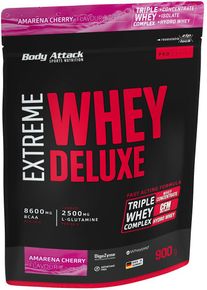 Body Attack Sports Nutrition Body Attack Extreme Whey Deluxe, 900 g Beutel, Amarena Cherry